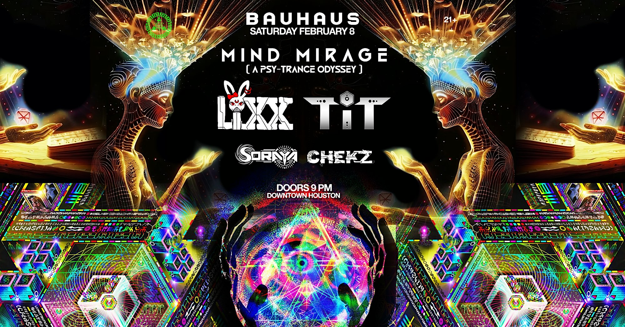 MIND MIRAGE: A Psy-Trance Odyssey @ Bauhaus Houston